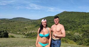 18 year old girl July loses her vaginal and anal virginity at the same time